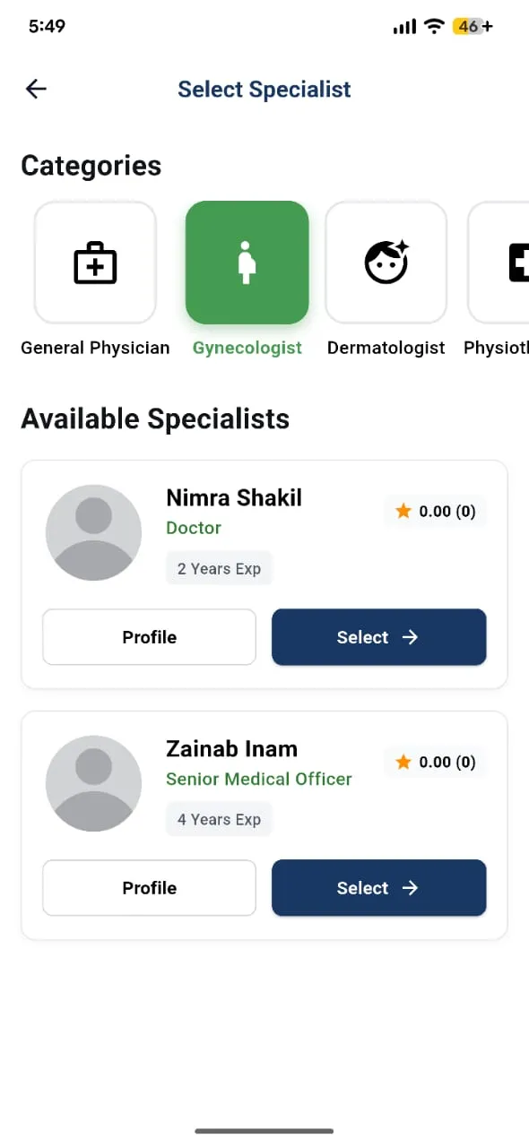 Find the right specialist